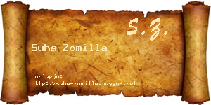 Suha Zomilla névjegykártya
